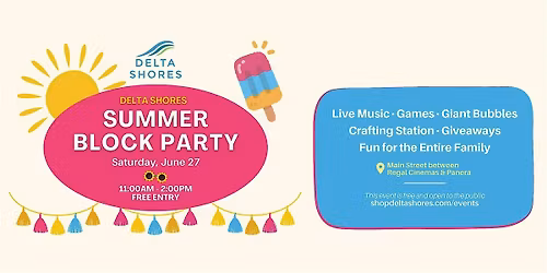 Delta Shores Summer Block Party 2026
