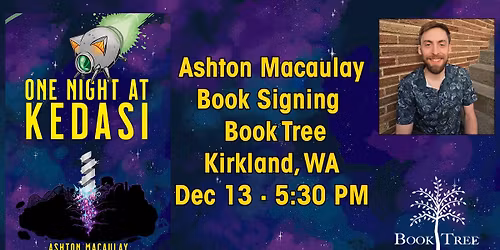 Ashton Macaulay - Book Signing - Book Tree (Kirkland)