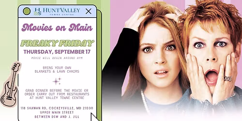Movies on Main - Freaky Friday