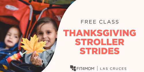 FREE Thanksgiving Stroller Strides