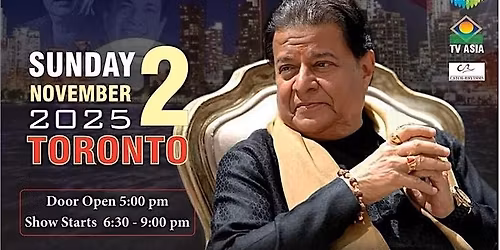 A Tribute to Legends, Ghazal and Bhajan Night with Anup Jalota