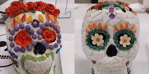 Art Workshop: Day of the Dead Mosaic Skulls
