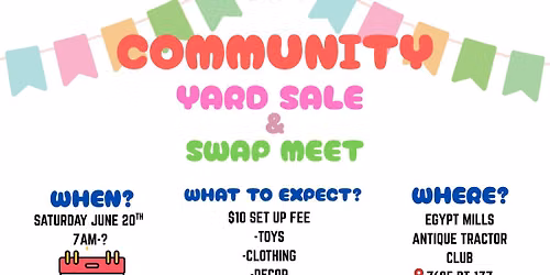 Swap Meet and Yard Sale