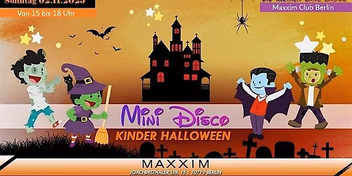 MINI DISCO Kinder Halloween