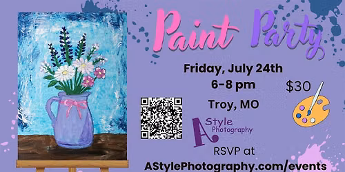 Wildflower Pitcher Paint Party