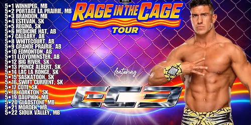CWE Live In Big River First Nation, SK Ft A Steel Cage Match & WWE Star EC3