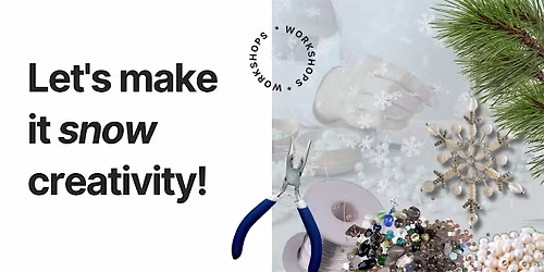 Beaded Snowflake Ornament Workshop