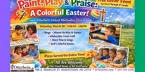Paint, Play, & Praise A Community Free Colorful Easter Event