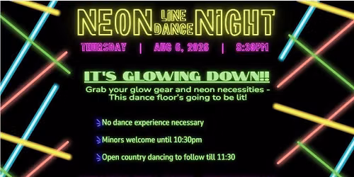 Neon Line Dance Night