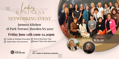 Ladies In Business Adelaide Networking Event