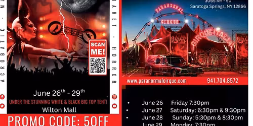 Paranormal Cirque Specter at Greater Philadelphia Expo Center at Oaks