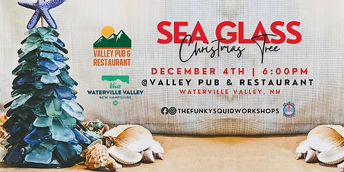 DIY Sea Glass Christmas Tree at Valley Pub & Restaurant