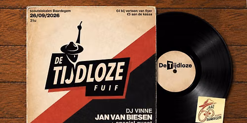 De Tijdloze Scoutsfuif - 60 jaar scouts Baardegem