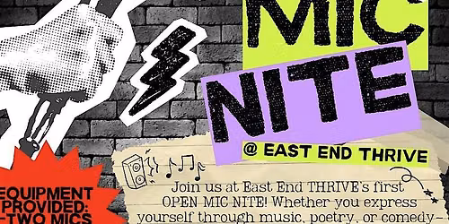 Open Mic Nite at East End THRIVE