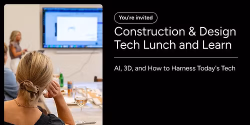 You\u2019re invited: Houzz AI and 3D Tech Lunch & Learn!