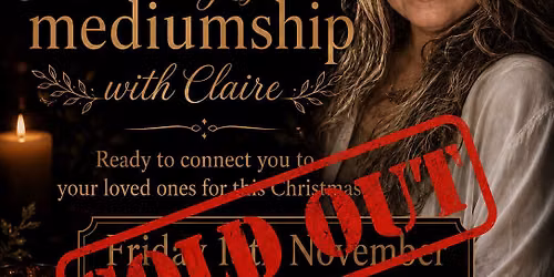 intimate candle lit evening of mediumship with Claire