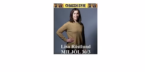 MILJ\u00d6L 30 mars - Lisa R\u00f6stlund