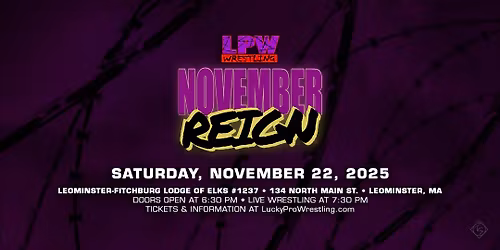 LPW Sat Nov 22 - November Reign