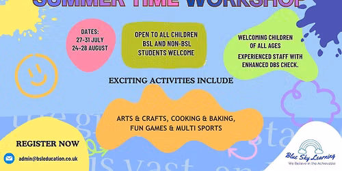 Summer Workshop at Blue Sky Learning 