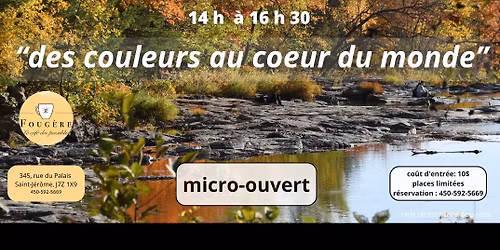 Rencontre po\u00e9tique - des couleurs au coeur du monde