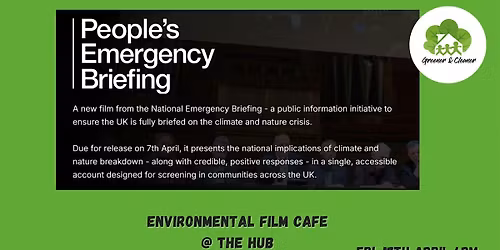 April Environmental Film Cafe