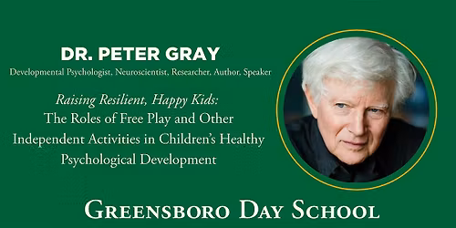 McLendon Speaker Series featuring  Dr. Peter Gray