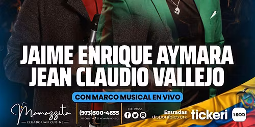 Jaime Enrique Aymara y Jean Claudio Vallejo en New Jersey