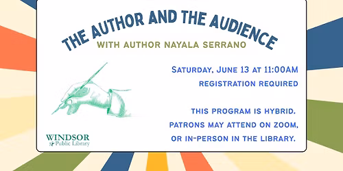 The Author and the Audience Presented by Navala Serrano