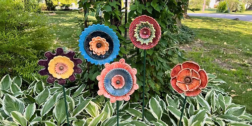 Pottery Floral Garden Stakes Workshop