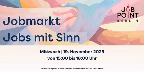 Jobmarkt \u201eJobs mit Sinn"