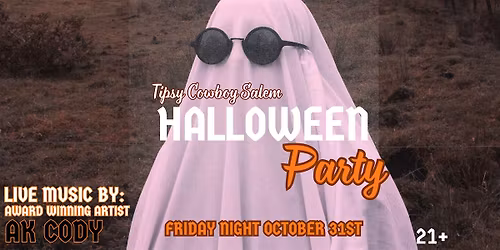 Downtown Salem's Tipsy Cowboy's Halloween Night Costume Party
