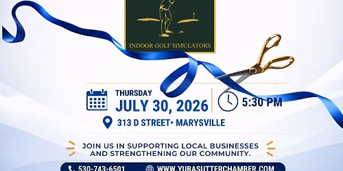 Chamber Ribbon Cutting for The ClubHouse Indoor Sim Co.