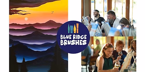Paint + Sip: "Dark Sunset" at Virginia Wine Collective