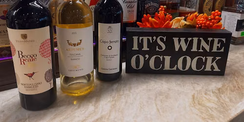 Fall Wine Tasting November 7, 2026 12pm to 3pm