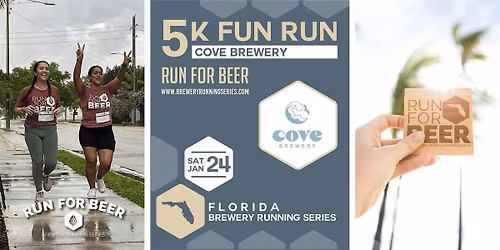 5k Beer Run x Cove Brewery | 2026 Florida Brewery Running Series
