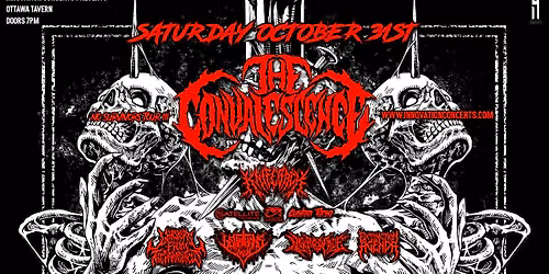 Nightmare on Adams 10\/31 St w\/ The Convalescence, Knifeback, Whispers from the Parasiticus & more