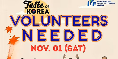 Volunteer for Taste of Korea Albany