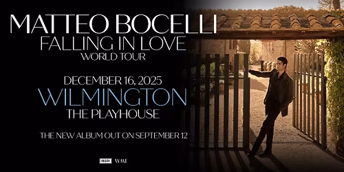 MATTEO BOCELLI - Falling In Love World Tour