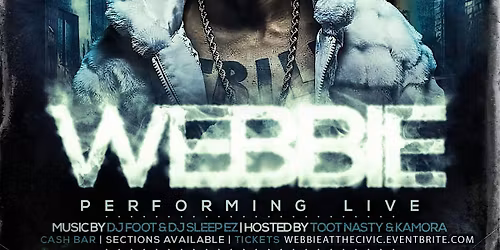 Brodnax Music Ent Presents WEBBIE Live in concert @ The Civic Center