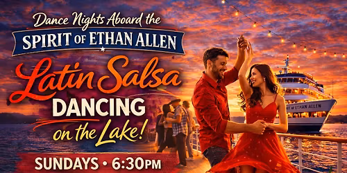 Latin \/ Salsa Dancing - Dance Nights aboard the Spirit of Ethan Allen 