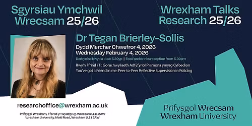 Goruchwyliaeth Fyfyriol mewn Plismona | Reflective Supervision in Policing