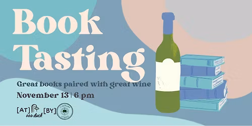 Book Tasting: Great Books Paired with Great Wine