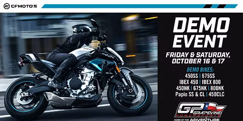 CFMOTO Motorcycle Demo Event \ud83c\udfcd\ufe0f