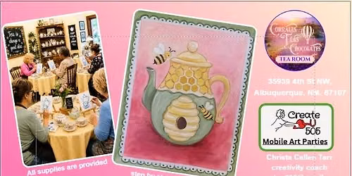 Paint-n-Sip at Corrales Teas and Chocolates