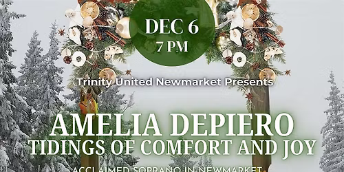 AMELIA DEPIERO  Tidings of Comfort and Joy - Vocal Fundraising Recital