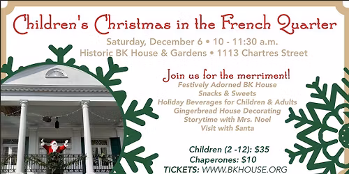 Children\u2019s Christmas in the French Quarter