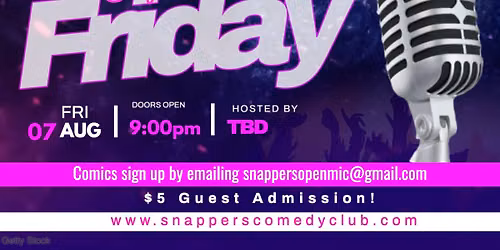First Friday Open Mic Night