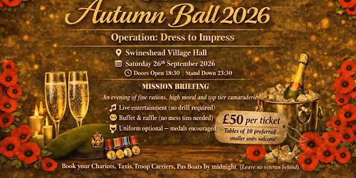 Swineshead Royal British Legion Grand Autumn Ball