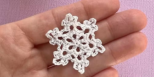Learn to Crochet Snowflakes