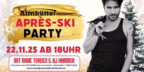 Apr\u00e8s Ski Party w.\/ Marc Terenzi - Almh\u00fctte